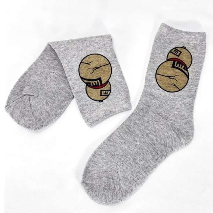 Sharingan Saga: Uchiha-Inspired Comfort Terry Socks