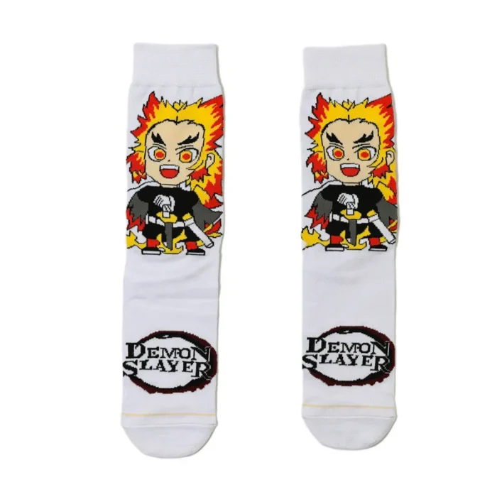 Slayer Squad: Breathable Cotton Socks for Demon Slayer Fans