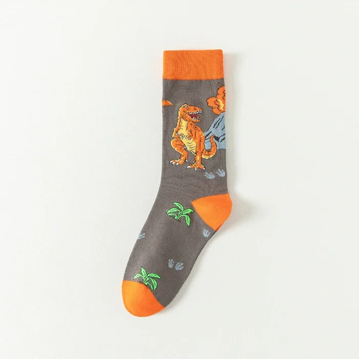 Stylish Cartoon Dinosaur Collection  Socks