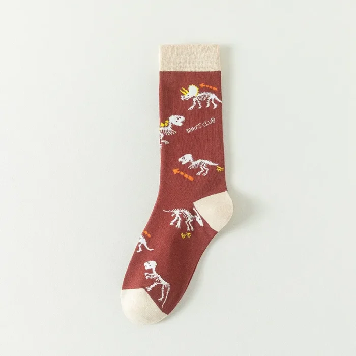 Stylish Cartoon Dinosaur Collection  Socks