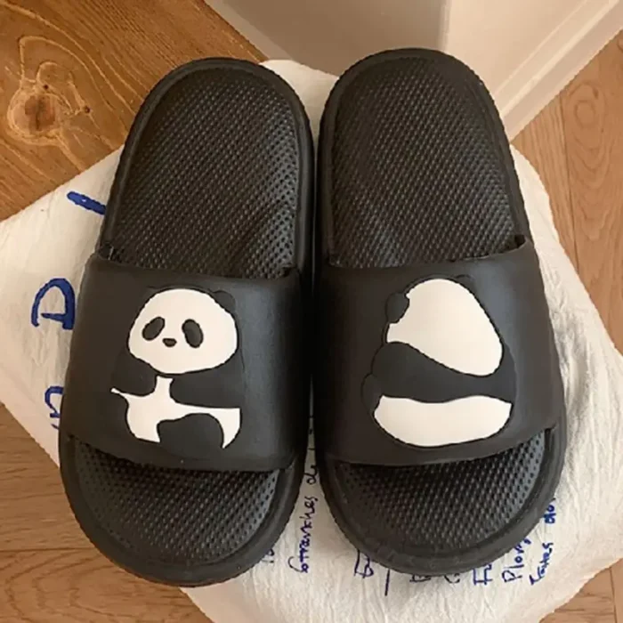 Summer Breeze: Kawaii Panda Anti-Odor Slippers