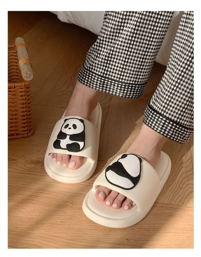 Summer Breeze: Kawaii Panda Anti-Odor Slippers