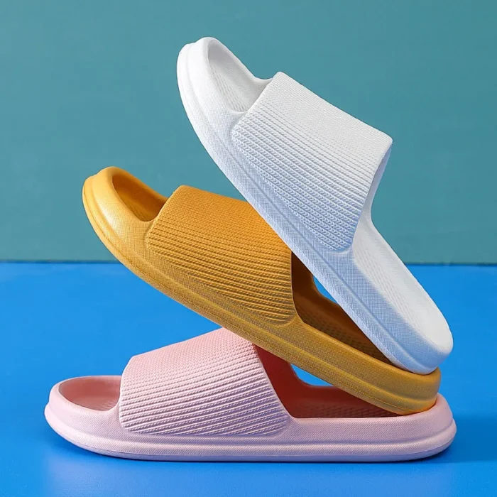 Summer Ease: Fashion Concise EVA Slippers with Comfort Massage