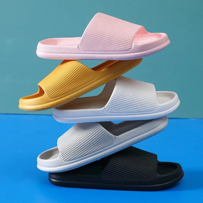 Summer Ease: Fashion Concise EVA Slippers with Comfort Massage