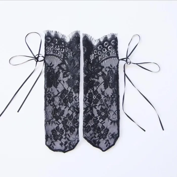 Summer Floral Lace Transparent Socks - Sexy Mesh Elegance