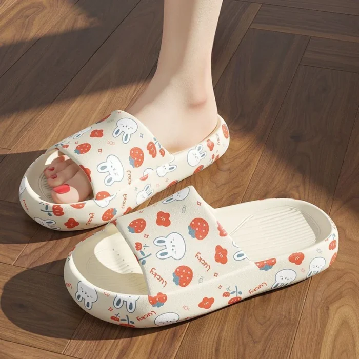 Summer Fun: Cute Cartoon Bathroom Slippers
