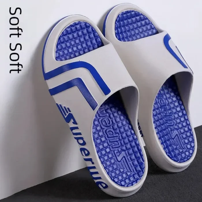 Urban Glide: Men's Thick Bottom Sports Slippers for Summer Style
