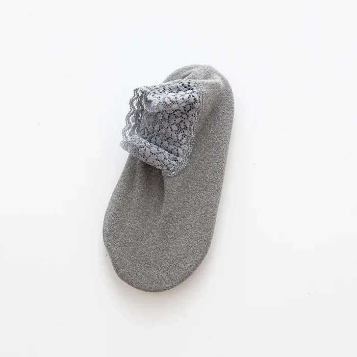 Velvet Lace Floor Socks - Non-Slip, Super Soft for Autumn/Winter