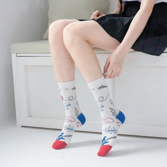 Viennese Music Symphony Socks - Fashionable Beethoven-Inspired Design