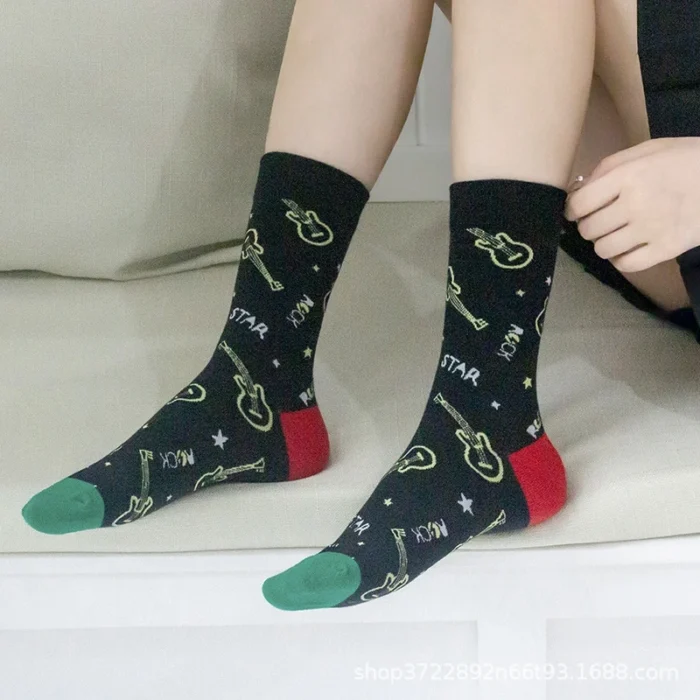 Viennese Music Symphony Socks - Fashionable Beethoven-Inspired Design