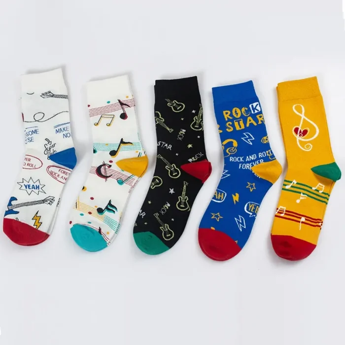 Viennese Music Symphony Socks - Fashionable Beethoven-Inspired Design