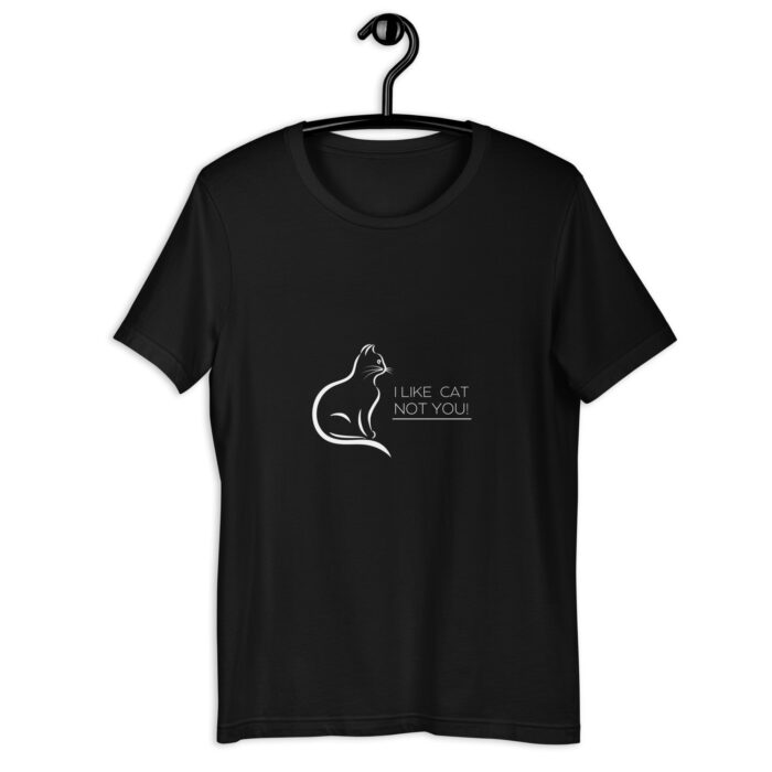 Whisker Wit: ‘Like Cats, Not You’ Tee for Feline Fans - Black, 2XL