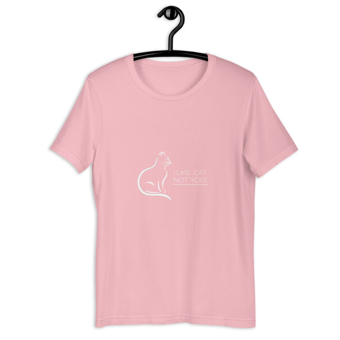 Whisker Wit: ‘Like Cats, Not You’ Tee for Feline Fans - Pink, 2XL