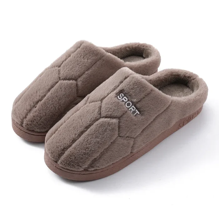 Winter Warmth: Thick Sole House Slippers for Couples