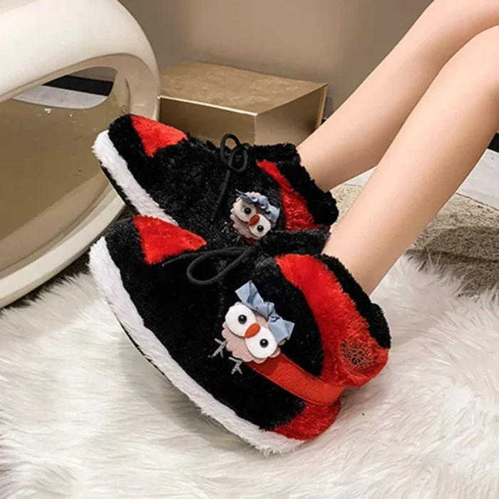 Winter Warmth Unisex Cotton Sneaker-Style Slippers