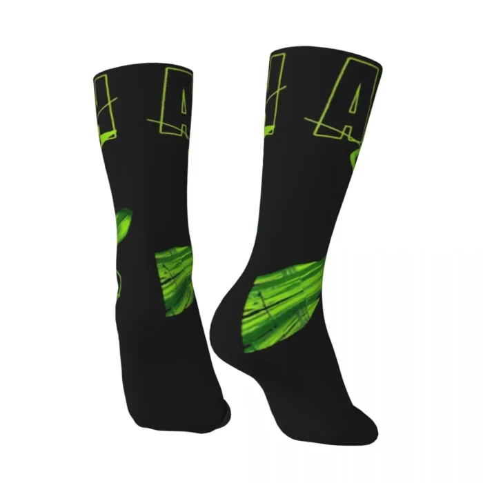 World Tour Alien Kawaii Stockings - High-Quality, Non-Slip Unisex Skateboard Socks for Autumn Adventures