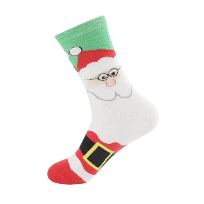 Yuletide Joy: Merry Christmas Cartoon Socks