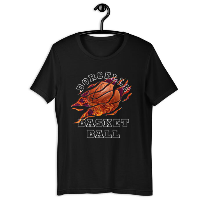 Black Orange Simple Modern Basket Ball T-Shirt - Black, 2XL