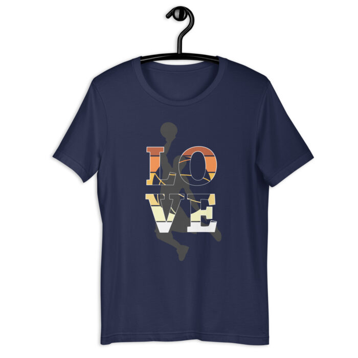 Brown & Black Typography Basketball Tee - Navy, 2XL