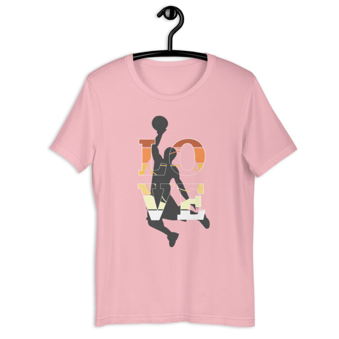 Brown & Black Typography Basketball Tee - Pink, 2XL