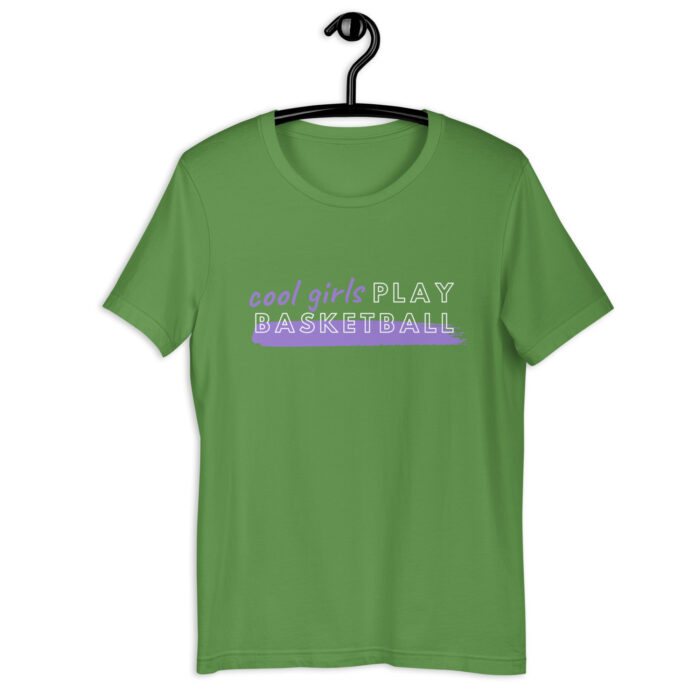 “Cool Girls Play” Sporty Tee in Multiple Colors - Leaf, 2XL