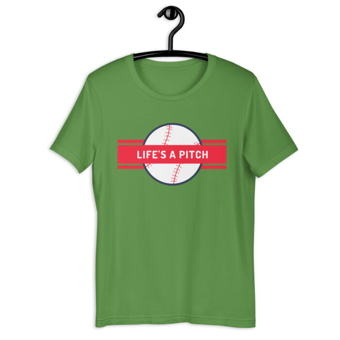 “Life’s A Pitch” Soccer Enthusiast Tee – Available in Vivid Colors - Leaf, 2XL