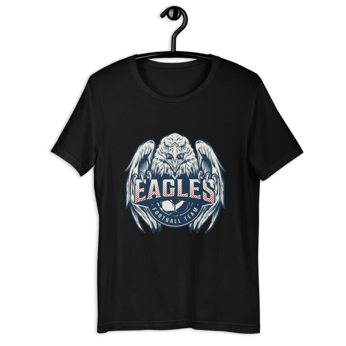 Majestic Eagles Team Spirit Tee – Vibrant Multicolor Selection - Black, 2XL