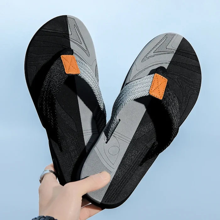 Men's Fashion Flip-Flops - Non-Slip, Soft, Thick Sole, Indoor/Outdoor