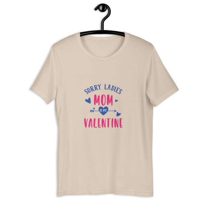 “Mom’s First Valentine” Tee – Heartfelt Message – Colorful Collection - Soft Cream, 2XL
