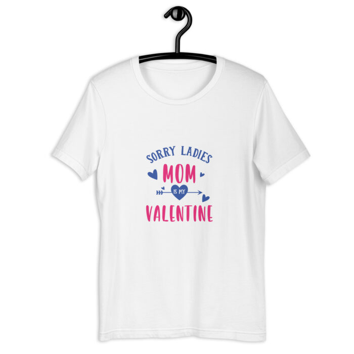 “Mom’s First Valentine” Tee – Heartfelt Message – Colorful Collection - White, 2XL