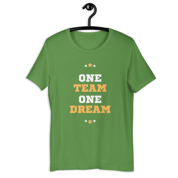 Multi-Color ‘One Team One Dream’ Sports Tee - Leaf, 2XL