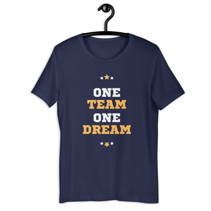 Multi-Color ‘One Team One Dream’ Sports Tee - Navy, 2XL