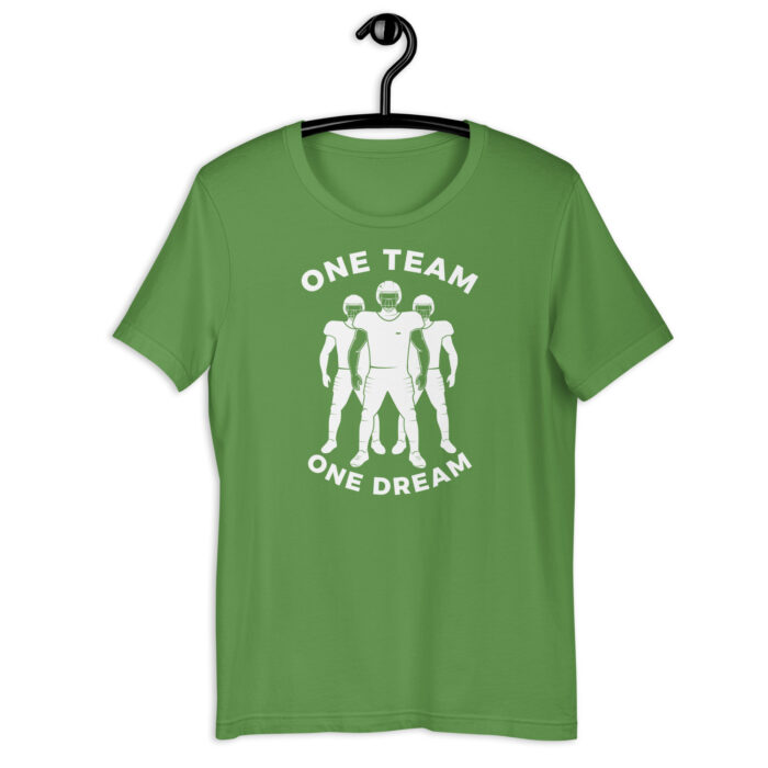 “One Team One Dream” Unity Sports Tee – Radiant Red - Leaf, 2XL