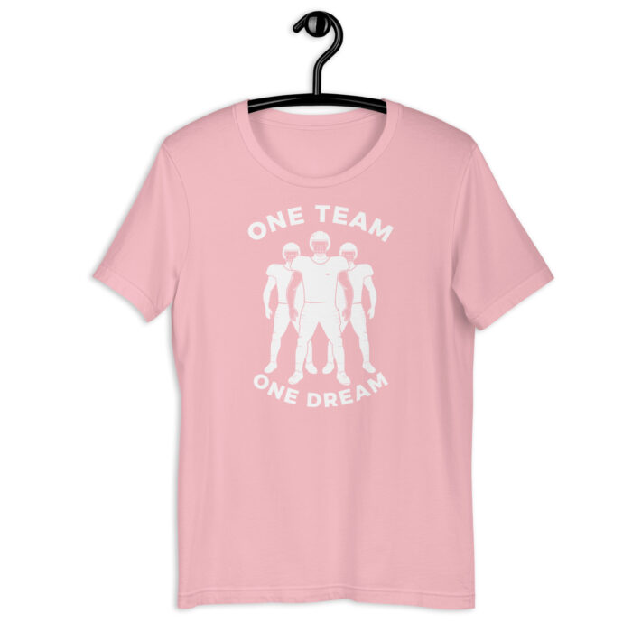 “One Team One Dream” Unity Sports Tee – Radiant Red - Pink, 2XL