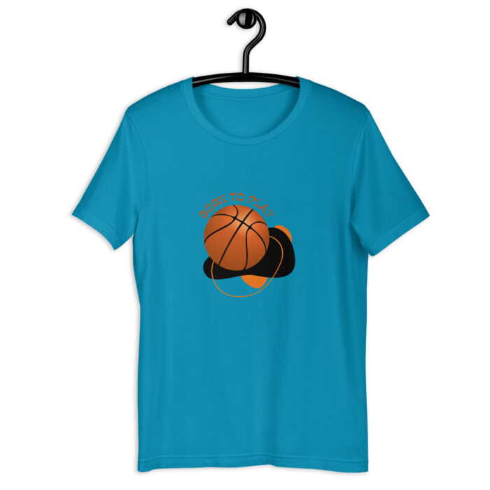 Orange & Black Modern Basketball Quote Tee - Aqua, 2XL