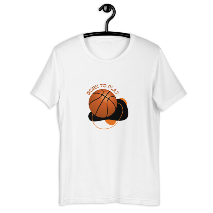 Orange & Black Modern Basketball Quote Tee - White, 2XL