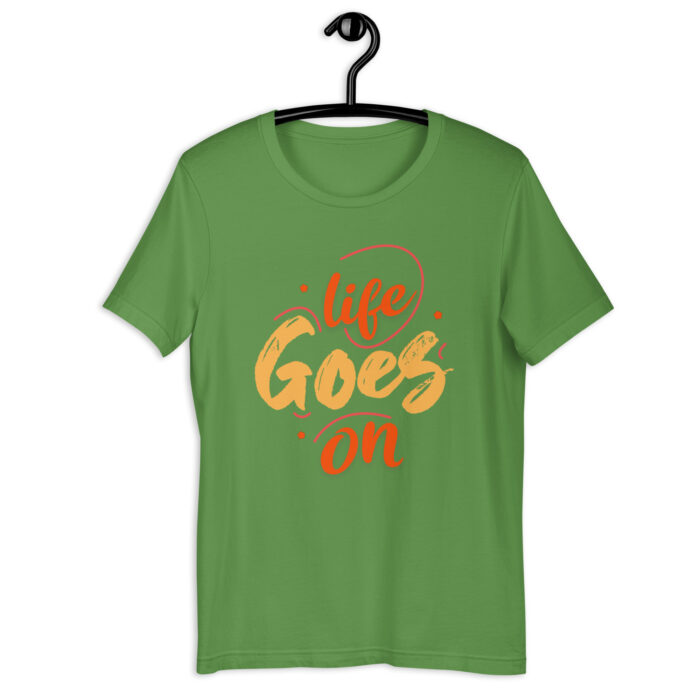 “Resilient Spirit” Tee – ‘Life Goes On’ – Fresh Color Assortment - Leaf, 2XL
