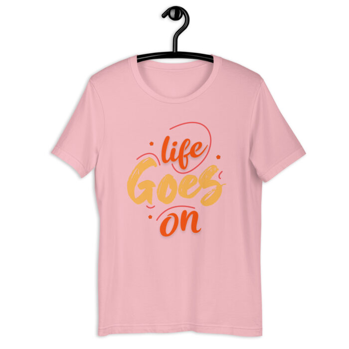 “Resilient Spirit” Tee – ‘Life Goes On’ – Fresh Color Assortment - Pink, 2XL