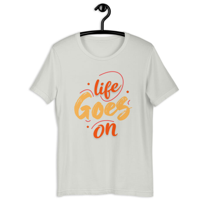 “Resilient Spirit” Tee – ‘Life Goes On’ – Fresh Color Assortment - Silver, 2XL