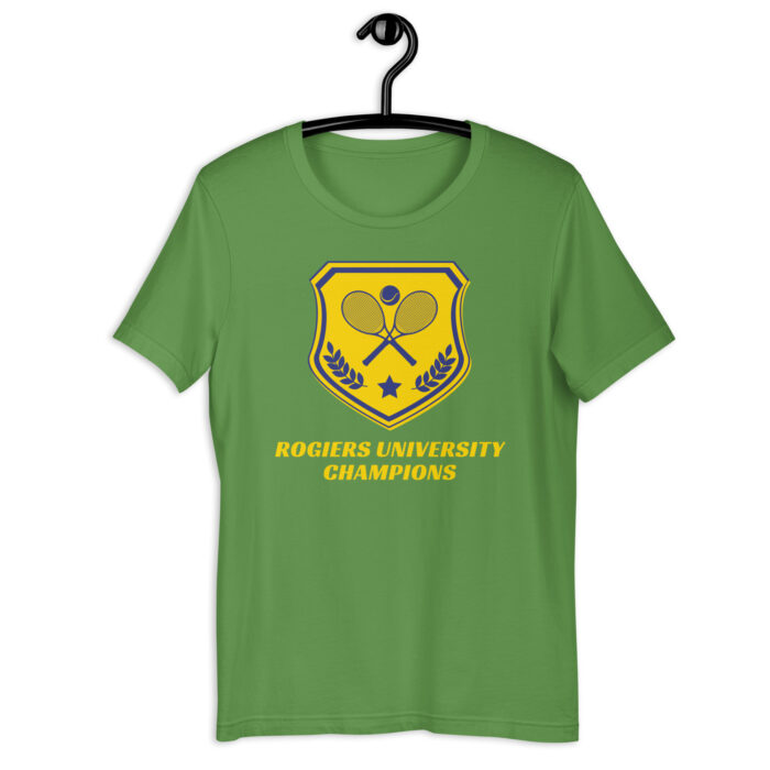 “Rogers University Champions” Crest Tee – Available in Multiple Colors - Leaf, 2XL