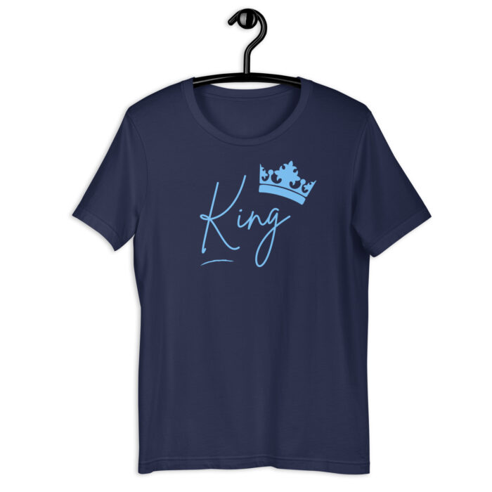 “Signature King” Casual Tee – Dynamic Color Selection - Navy, 2XL