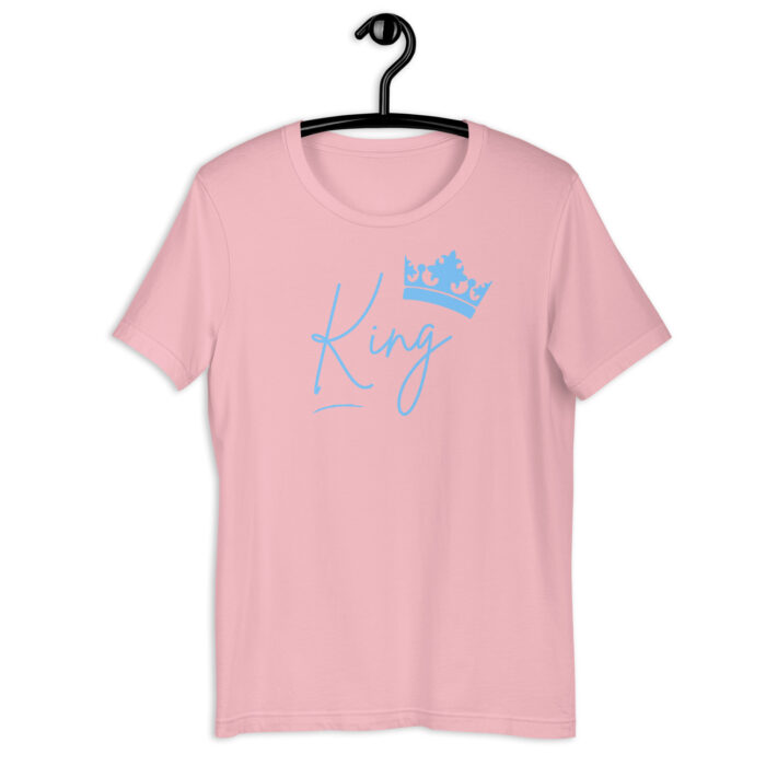 “Signature King” Casual Tee – Dynamic Color Selection - Pink, 2XL