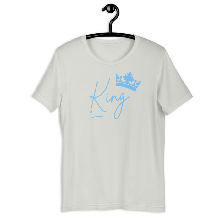 “Signature King” Casual Tee – Dynamic Color Selection - Silver, 2XL