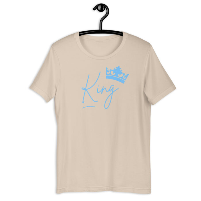 “Signature King” Casual Tee – Dynamic Color Selection - Soft Cream, 2XL