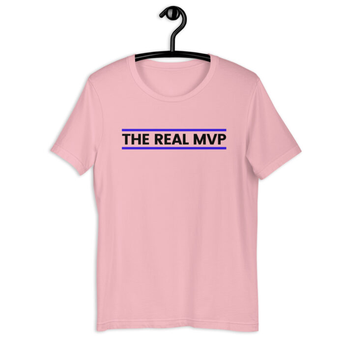“The Real MVP” Multicolor Sports Tee Collection - Pink, 2XL