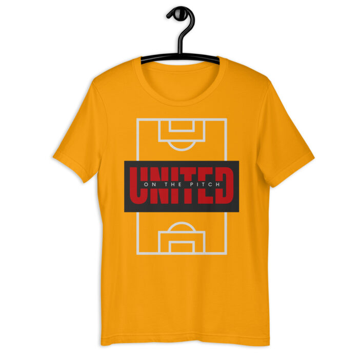 “United We Ball” Basketball Unity Tee – Available in Diverse Colors - Gold, 2XL