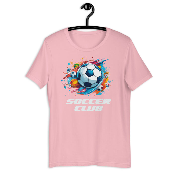 “Vibrant Soccer Club” Graphic Tee – Available in Dynamic Colors - Pink, 2XL