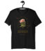 “Vintage Rose” Botanical Tee – Rustic Elegance Design – Earthy Color Spectrum - Black, 2XL